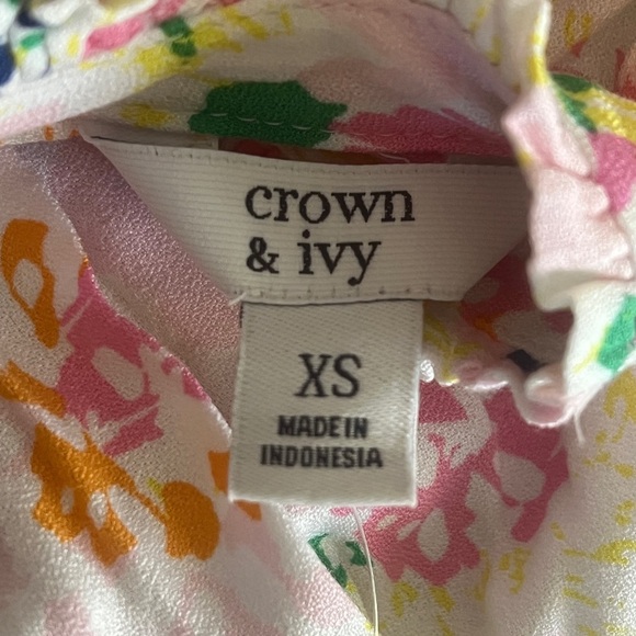 Crown & Ivy Women's Floral Dress, XS - Picture 7 of 8